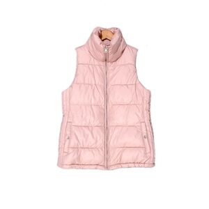 Rose Pink Puffer Vest Cottagecore Cabincore Ski Preppy Vintage Old NAVY